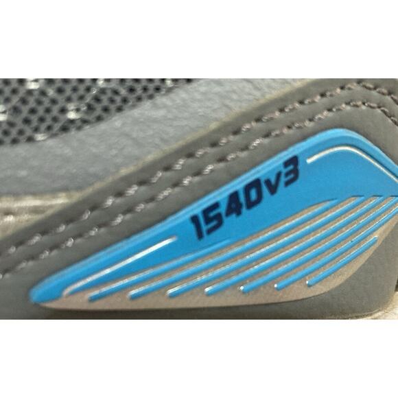 New Balance 1540v3 Shoes Womens 8 Silver Gray Polaris Blue Daily Rollbar Walking - Picture 8 of 9